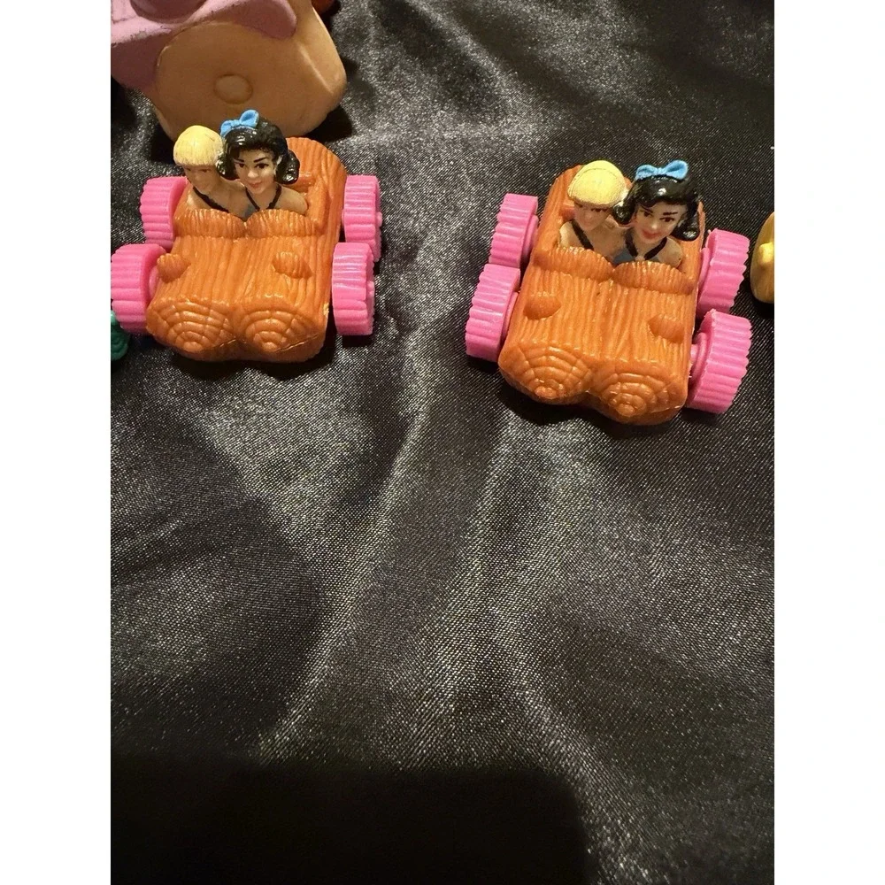 VTG 1993 Flintstones Happy Meal Toy Car Dino Fred Wilma Betty Barney Pebbles Bam